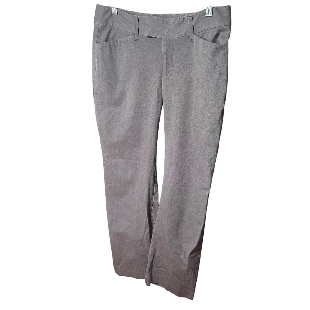 Eddie Bauer Womens Blakely Fit Pants Size 5 Gray Cotton Blend